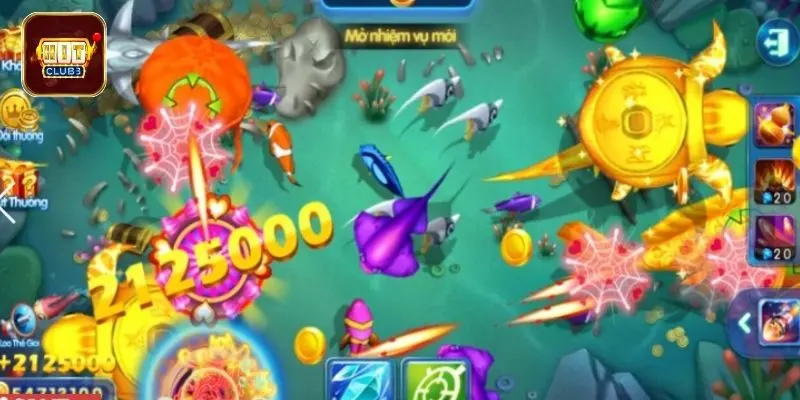 Thời gian sinh vật biển xuất hiện trên màn hình