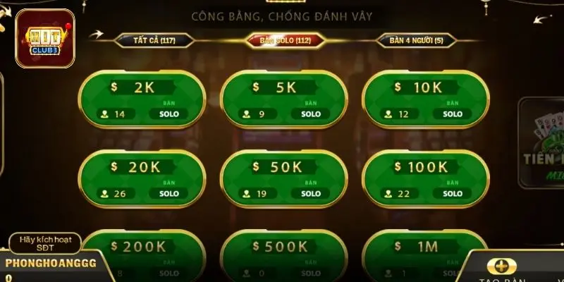 Trải nghiệm bài Sicbo rinh thưởng cực đã